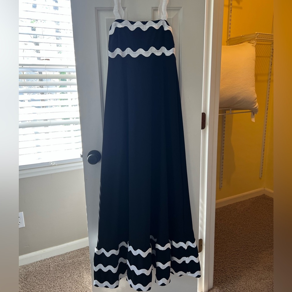 Black & White Maxi Dress